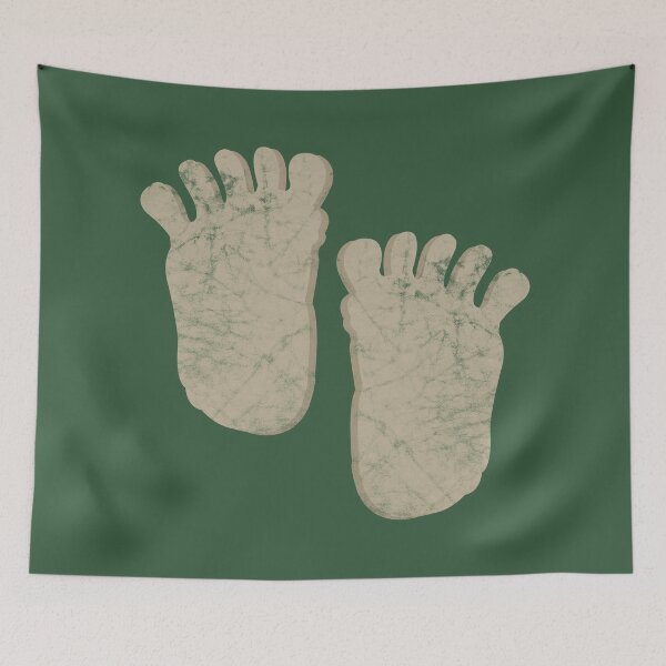 Item preview, Bigfoot Footprints designed and sold by HotHibiscus.