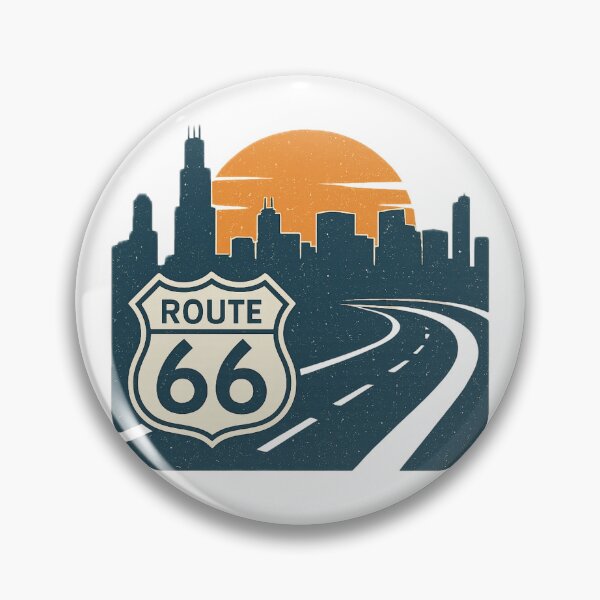 Item preview, Chicago city and Route 66 designed and sold by Sophy--.