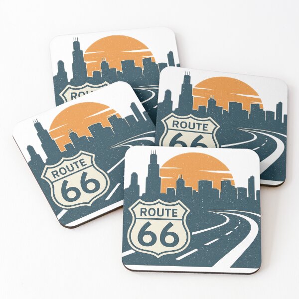 Item preview, Chicago city and Route 66 designed and sold by Sophy--.
