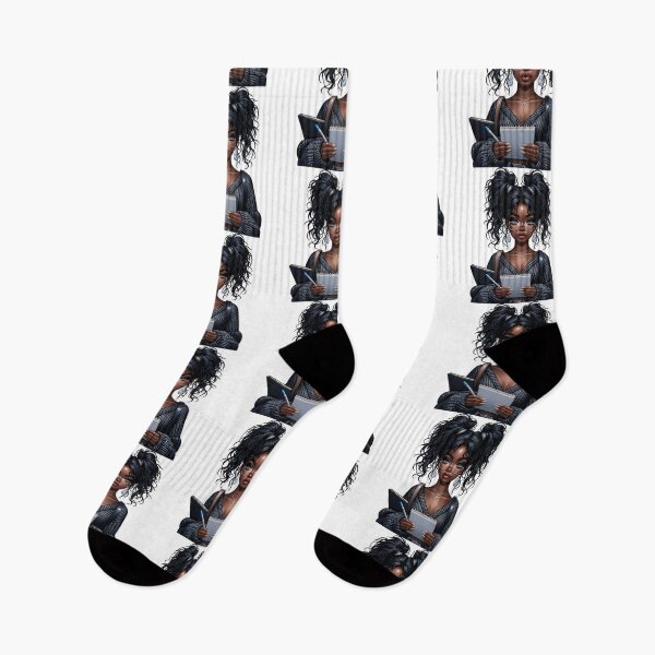 Item preview, Stylish Black Teen Girl Digital Art designed and sold by Lulunza.