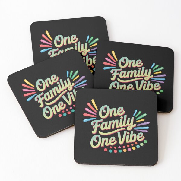 Item preview, One Family One Vibe Matching Typography designed and sold by Haji  Kamora.