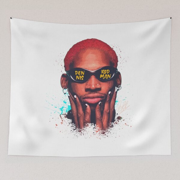 Item preview, Dennis Rodmans Green Hair Worm  designed and sold by AdrianMakeArts.