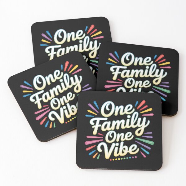 Item preview, One Family One Vibe Matching Typography designed and sold by Haji  Kamora.