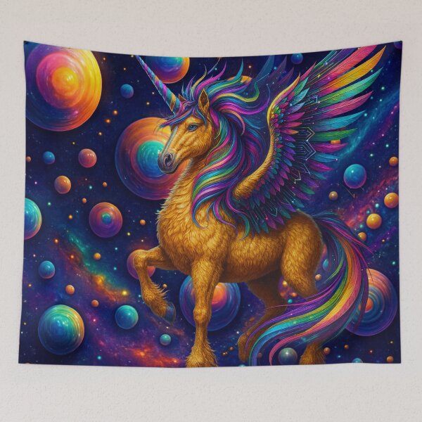 Item preview, Ascension of the Cosmic Pegasus designed and sold by SmashedApples.