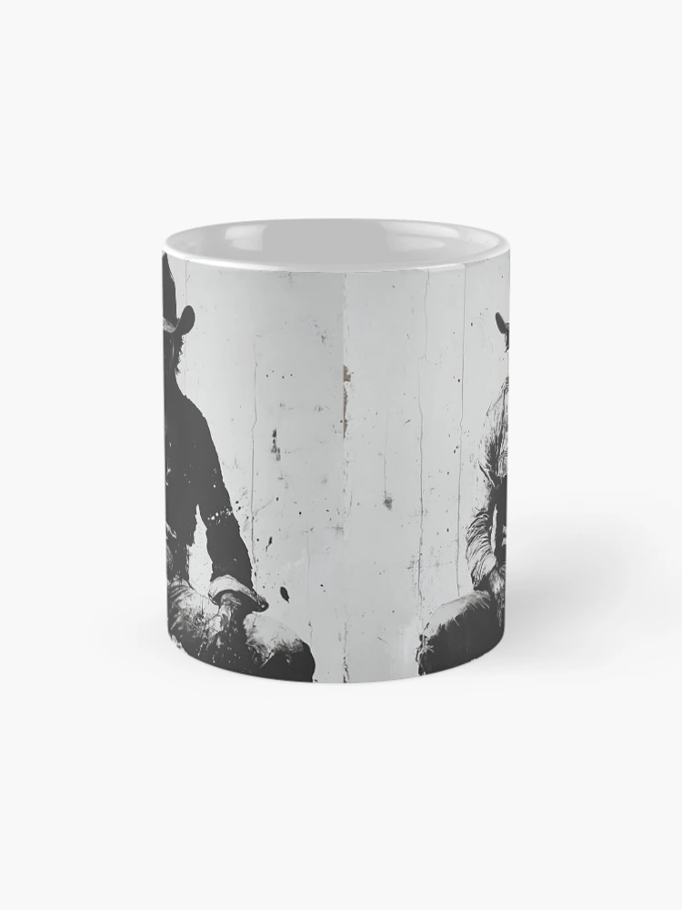 Thumbnail 4 of 6, Coffee Mug, Shadow Rider: Cowboy Reflections designed and sold by sh∆dØw.