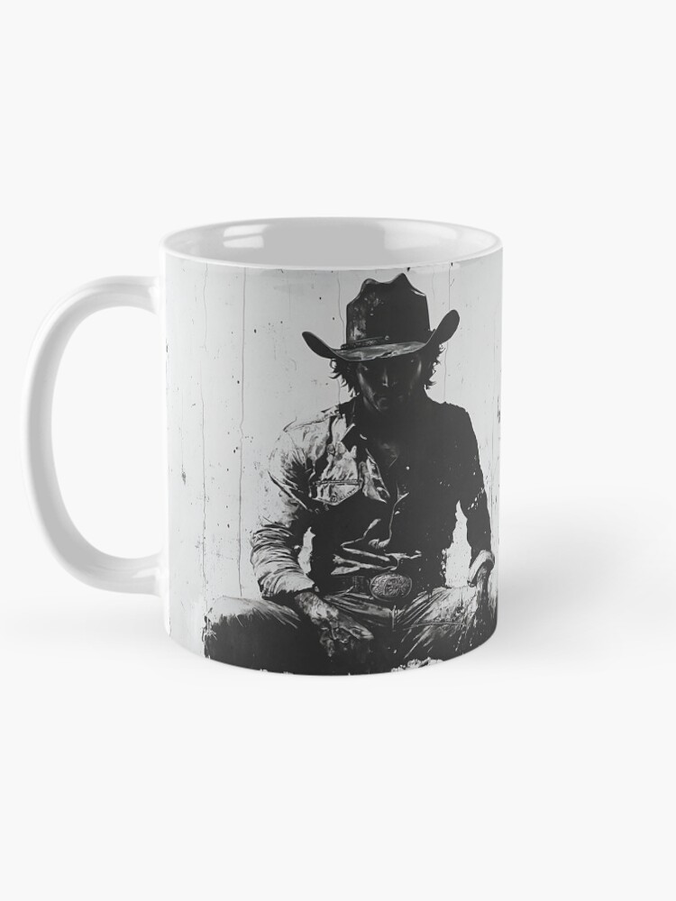 Thumbnail 5 of 6, Coffee Mug, Shadow Rider: Cowboy Reflections designed and sold by shadowart86.