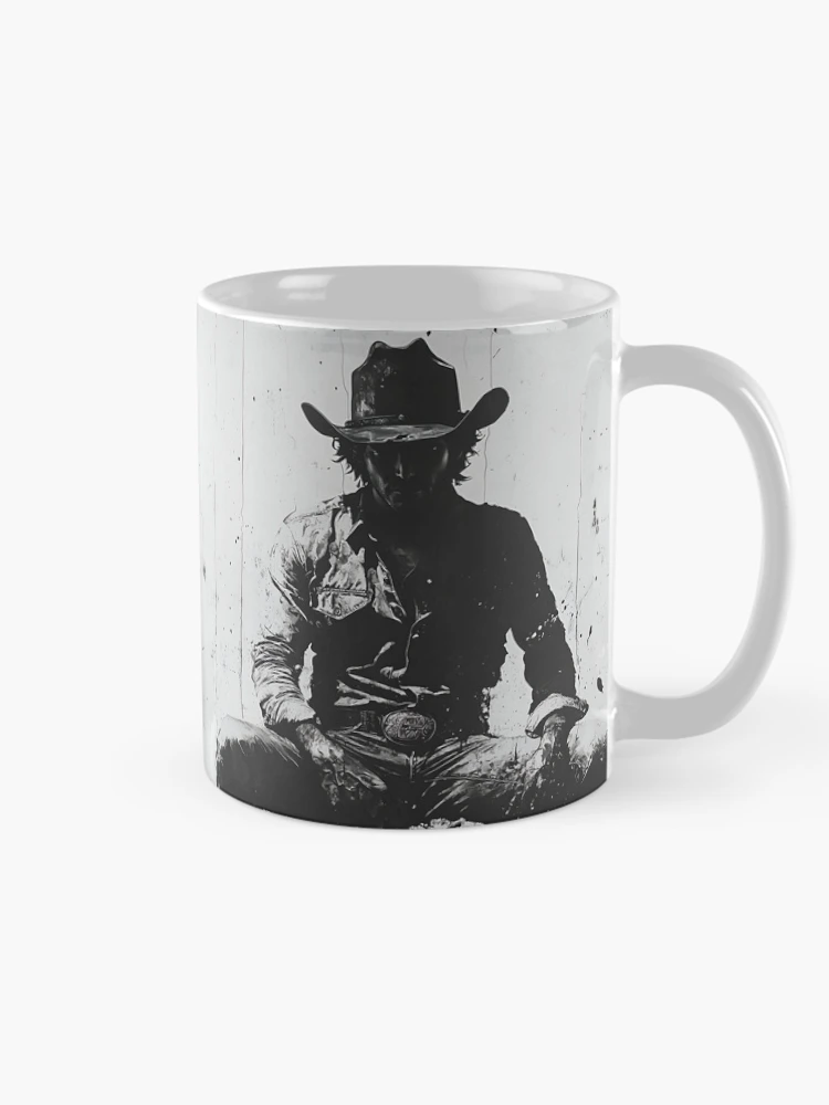 Thumbnail 3 of 6, Coffee Mug, Shadow Rider: Cowboy Reflections designed and sold by sh∆dØw.