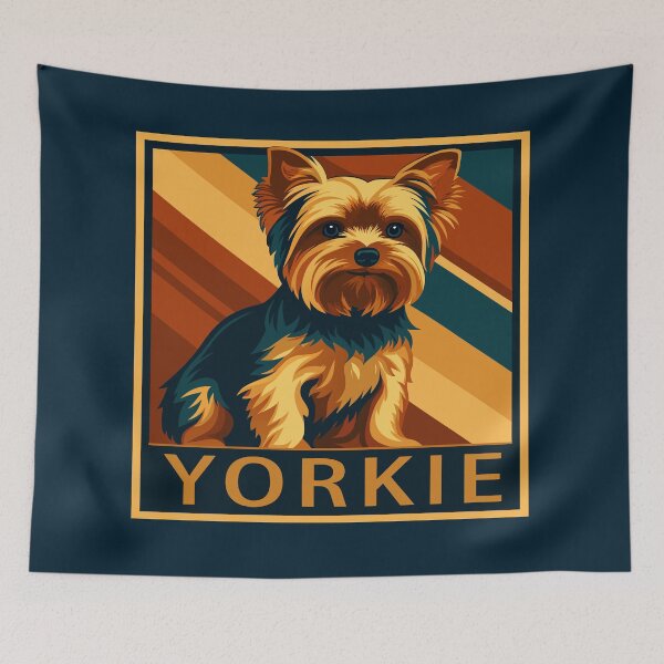 Item preview, Yorkshire Terrier Retro Portrait designed and sold by AntiqueImages.