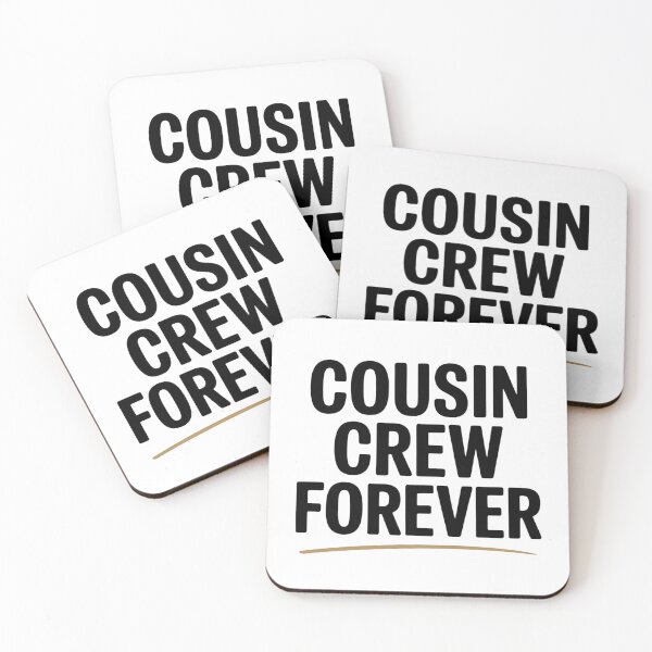 Item preview, Cousin Crew Forever Matching Cousins Typography designed and sold by Haji  Kamora.