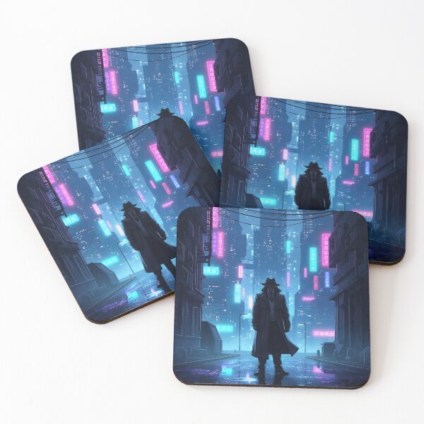 Item preview, Cyberpunk Noir Detective Graphic Design designed and sold by StickyGuys.