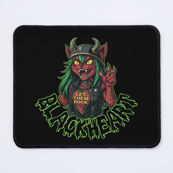 Item preview, Demon Cat Blackheart designed and sold by GhoulishGraphX.