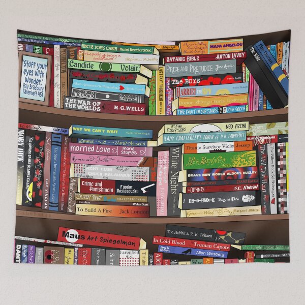 Item preview, Banned Books designed and sold by BeldamBoutiquex.