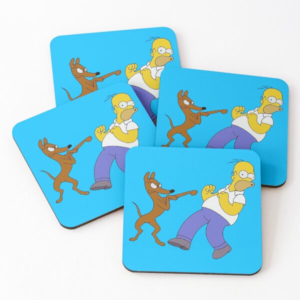 Item preview, Homer and santa's little helper boxing designed and sold by Grav1n.