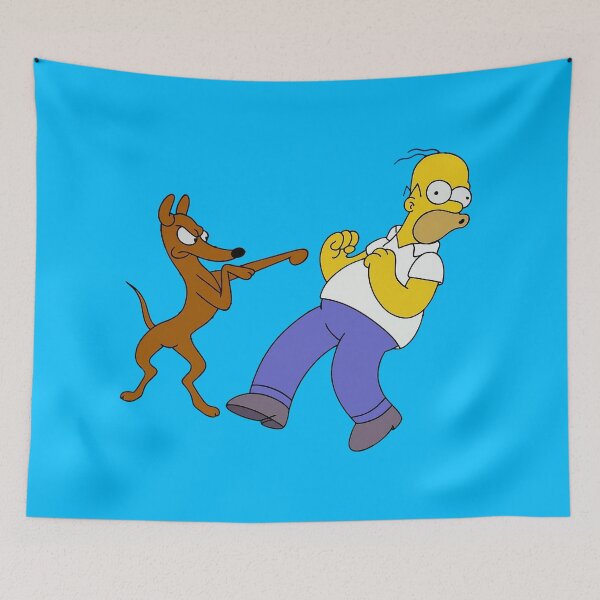 Item preview, Homer and santa's little helper boxing designed and sold by Grav1n.