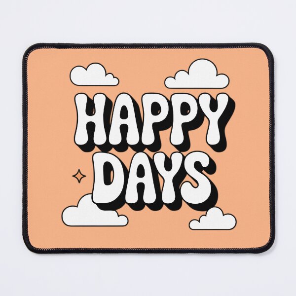 Item preview, Happy Days Retro Groovy Typography designed and sold by NewAspect.