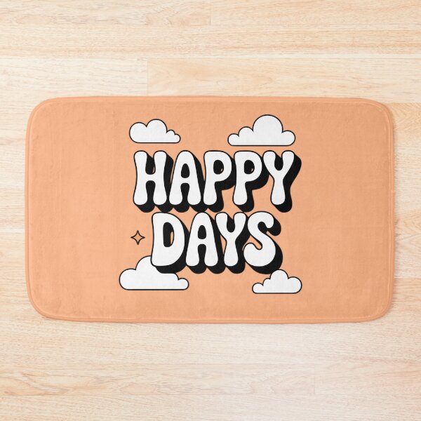 Item preview, Happy Days Retro Groovy Typography designed and sold by NewAspect.