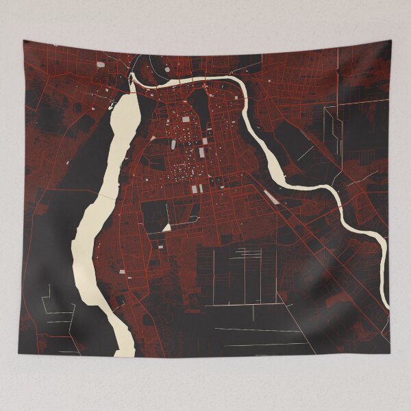 Item preview, Khartoum City Map of Sudan - Vector designed and sold by deMAP.