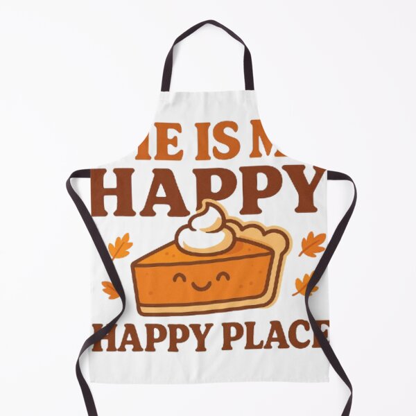 Item preview, Pie Is My Happy Place – Cute Pumpkin Pie Thanksgiving Design designed and sold by GrafteesGlow.