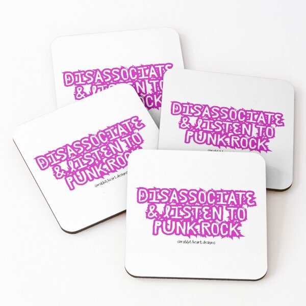 Item preview, Disassociate & Listen to Punk Rock designed and sold by RabbitHeartArt.