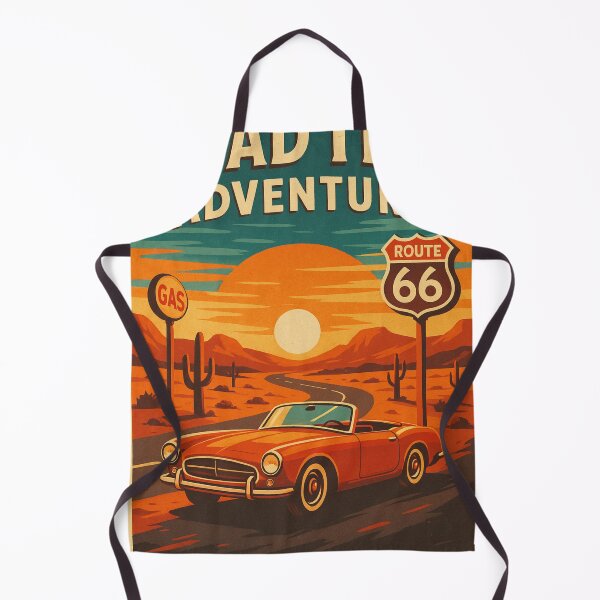 Item preview, "Route 66 Racer – Vintage Road Trip Vibes" designed and sold by GrafteesGlow.