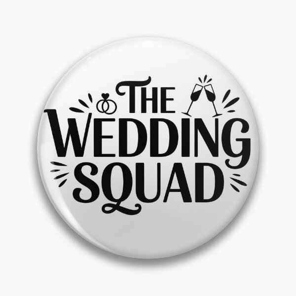 Item preview, The Wedding Squad Typography designed and sold by Haji  Kamora.