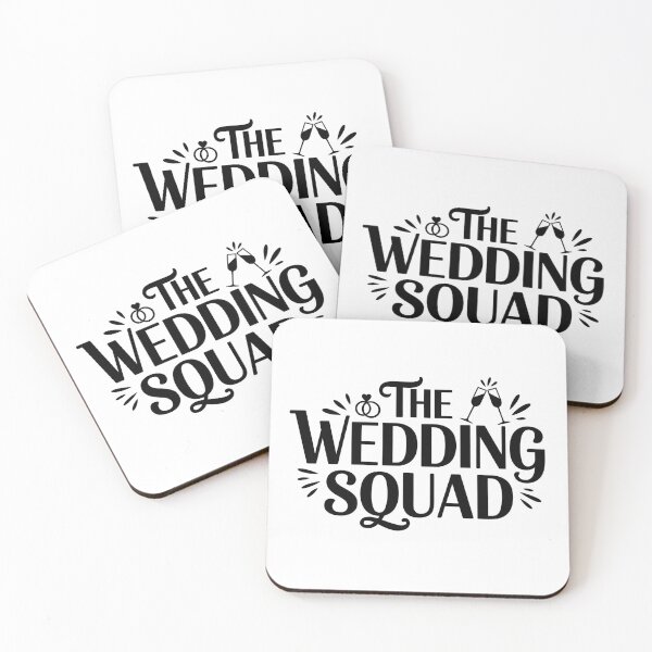 Item preview, The Wedding Squad Typography designed and sold by Haji  Kamora.