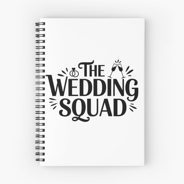 Item preview, The Wedding Squad Typography designed and sold by Haji  Kamora.