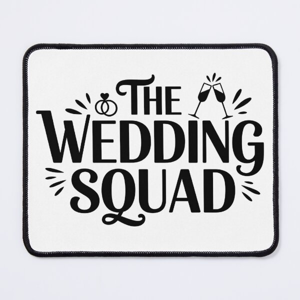 Item preview, The Wedding Squad Typography designed and sold by Haji Kamora.