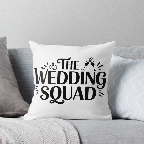 Item preview, The Wedding Squad Typography designed and sold by Haji  Kamora.