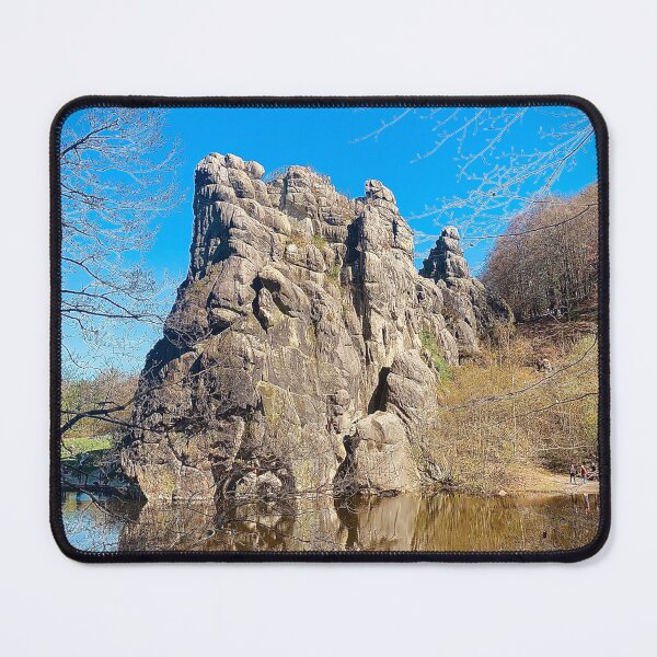 Item preview, Externsteine at the lake in sunshine designed and sold by Nature’s Glance Gallery.