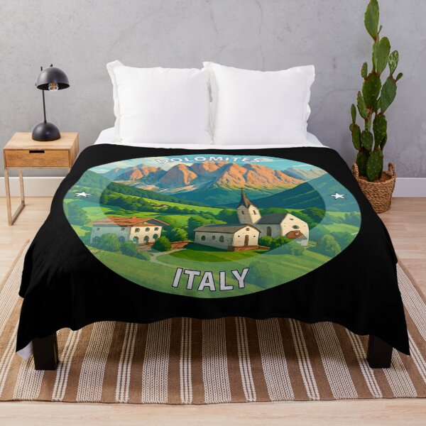 Item preview, Dolomites Trentino-Alto Adige Italy - Iconic Landmark Travel vacation destination souvenir art stamp designed and sold by inkNext.