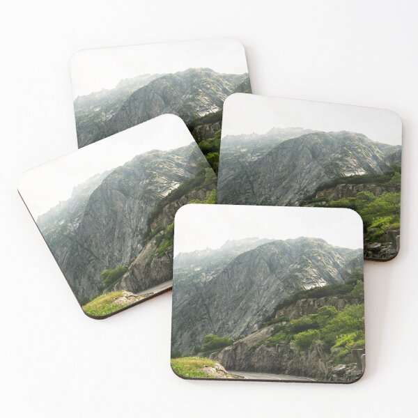 Item preview, Winding Alpine Road Beneath Granite Peaks designed and sold by alicjamiekina.
