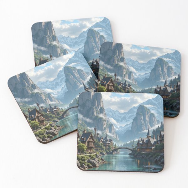 Item preview, Fantasy Village designed and sold by Mackadoodle Doo.