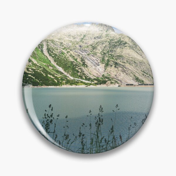 Item preview, Turquoise Alpine Lake with Mountain Peaks designed and sold by alicjamiekina.