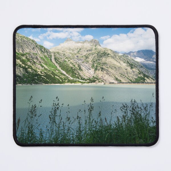 Item preview, Turquoise Alpine Lake with Mountain Peaks designed and sold by alicjamiekina.