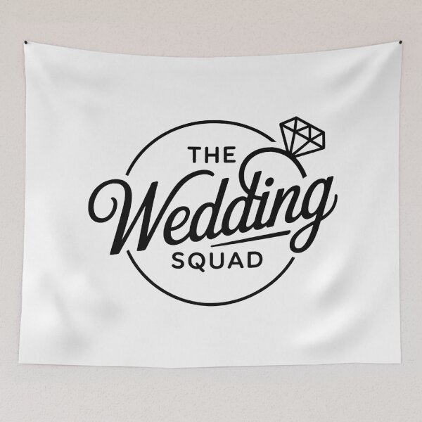 Item preview, The Wedding Squad Typography designed and sold by Haji  Kamora.