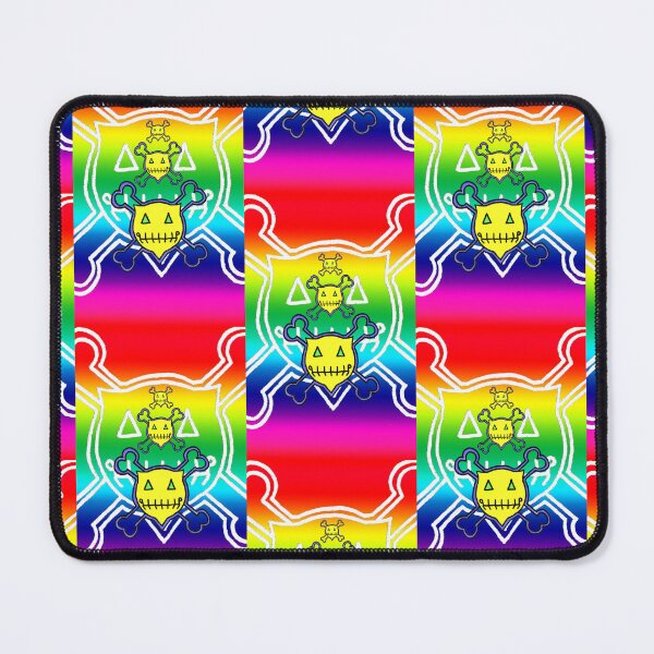 Item preview, Percentum Skull & Xbones (rainbow) designed and sold by PERCENTUM DESIGNS.