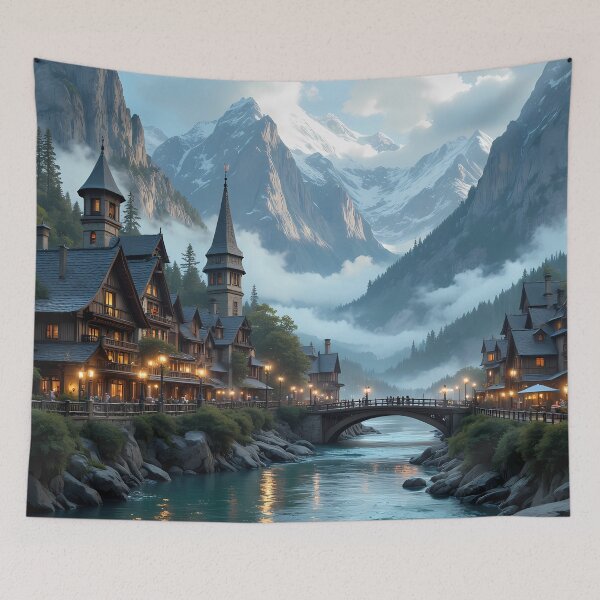 Item preview, Twilight Fantasy Village designed and sold by Mackadoodle Doo.