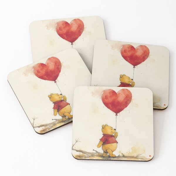Item preview, The Bear with the Red Balloon designed and sold by DesignsbyDandan.