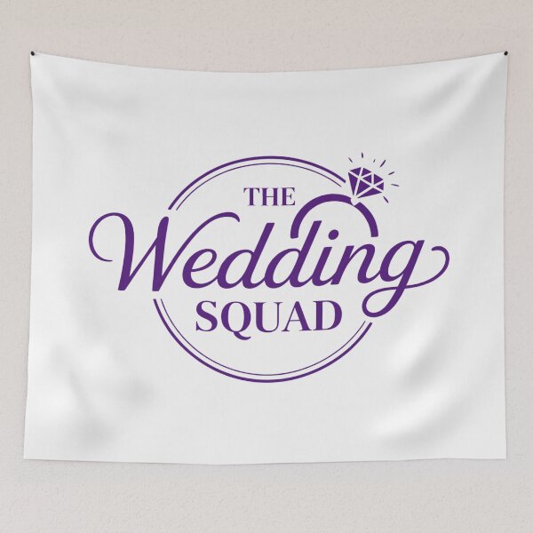 Item preview, The Wedding Squad Typography designed and sold by Haji  Kamora.