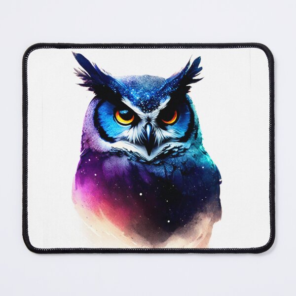 Item preview, Mystical Owl illustrations - Wibrant Galaxy Inspried owl Artwork for T-sirts , Phone cases, Magnets & Wall Art designed and sold by ozcansmakt.