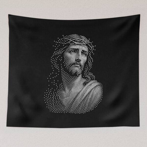 Item preview, Stipple Jesus Christ designed and sold by artomazo.