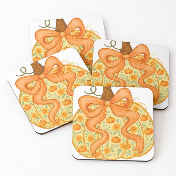 Item preview, Grandmillennial Fall｜grandmillennial decorating｜grand millennial coquette bow｜preppy grand millennial png｜fall coquette pumpkin png｜fall bow designed and sold by PixelBlooming.