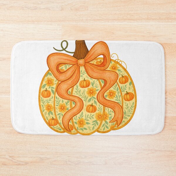 Item preview, Grandmillennial Fall｜grandmillennial decorating｜grand millennial coquette bow｜preppy grand millennial png｜fall coquette pumpkin png｜fall bow designed and sold by PixelBlooming.