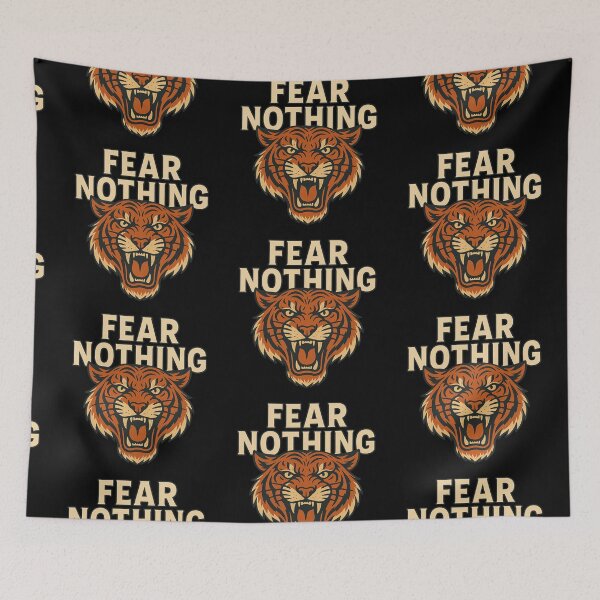 Item preview, Fear Nothing Tiger – Motivational Fierce Animal Graphic designed and sold by BloomOfDesign.