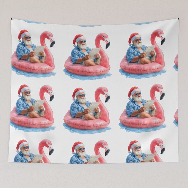 Item preview, Cute Santa Claus Tropical Christmas Gone To The Beach designed and sold by tanabe.