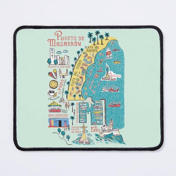 Item preview, Puerto de Mazarron - Tourist Map designed and sold by mzrn-souvenirs.