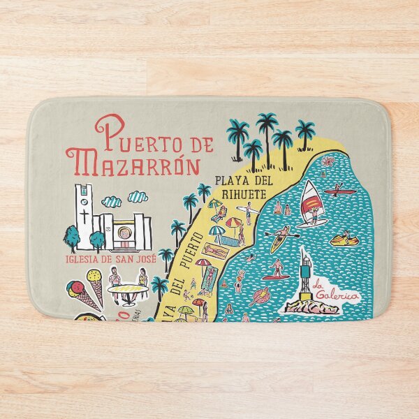 Item preview, Puerto de Mazarron - Tourist Map designed and sold by mzrn-souvenirs.