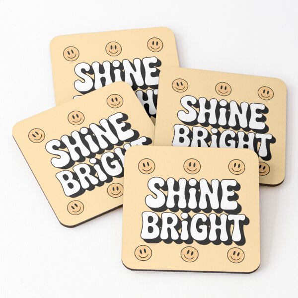 Item preview, Shine Bright Retro Happy Face Smiley Positive Vibe Design designed and sold by NewAspect.