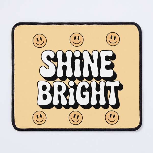 Item preview, Shine Bright Retro Happy Face Smiley Positive Vibe Design designed and sold by NewAspect.